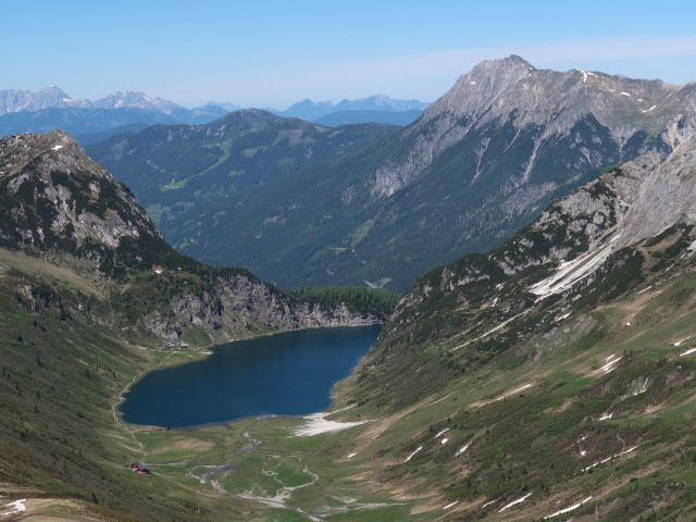 Tappenkarsee von der Riffel aus (12. Juni)