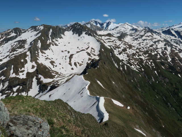 von der Glingspitze Richtung Süden (12. Juni)