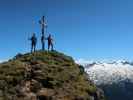 Ronald und ich auf der Glingspitze, 2.433 m (12. Juni)