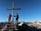 Ich und Ronald am Weißgrubenkopf, 2.295 m (13. Juni)