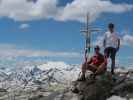 Ich und Ronald am Mosermandl, 2.680 m (13. Juni)