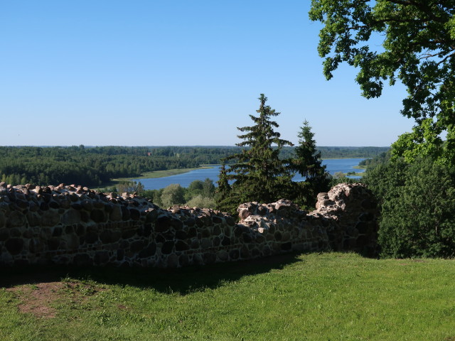 Viljandi järv vom Viljandi ordulinnus aus (22. Juni)