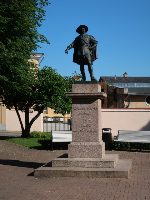 Rootsi kuninga Gustav II Adolfi mälestusmärk in Tartu (25. Juni)