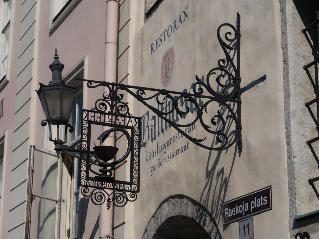 Balthasar Restoran in Tallinn (27. Juni)