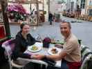 Sabine und ich im Scheeli Restoran in Tallinn (23. Juni)