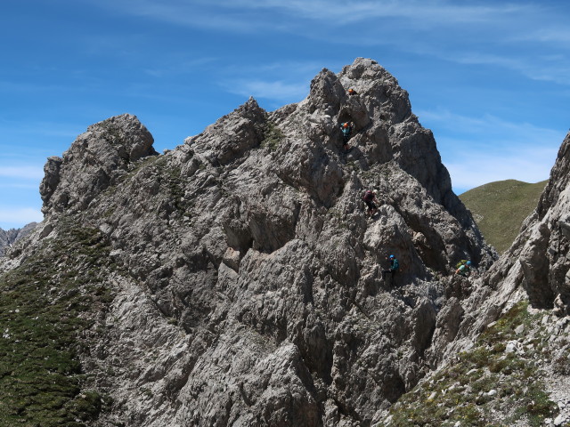 Madonnen-Klettersteig: zwischen Großer Gamswiesenspitze und Kleiner Gamswiesenspitze