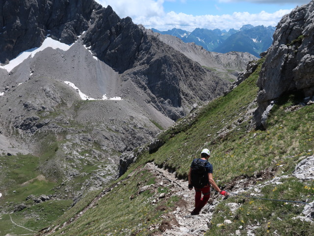 Roland zwischen Kleiner Gamswiesenspitze und Kerschbaumertörl