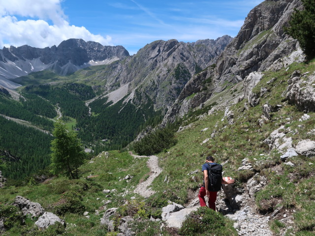 Roland zwischen Kerschbaumertörl und Kerschbaumeralm-Schutzhaus