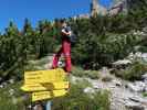 Roland zwischen Kerschbaumeralm-Schutzhaus und Madonnen-Klettersteig