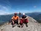 Ich und Roland auf der Großen Gamswiesenspitze, 2.486 m