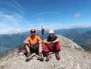 Ich und Roland auf der Großen Gamswiesenspitze, 2.486 m