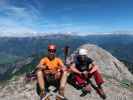 Ich und Roland auf der Großen Gamswiesenspitze, 2.486 m