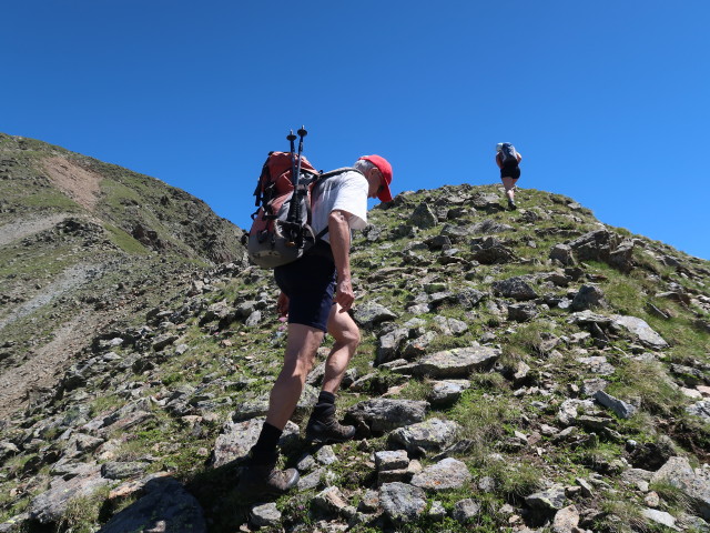 Josef und Ursa zwischen Blindisalm und Kahorn