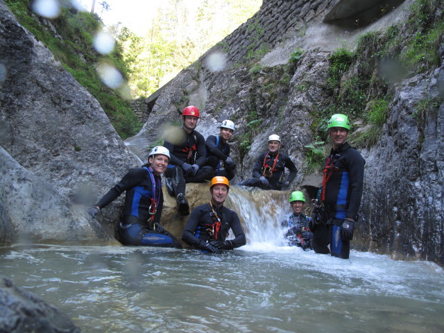 Ursa, Werner, ich, Rashid, Josef, Zakaria und Frank