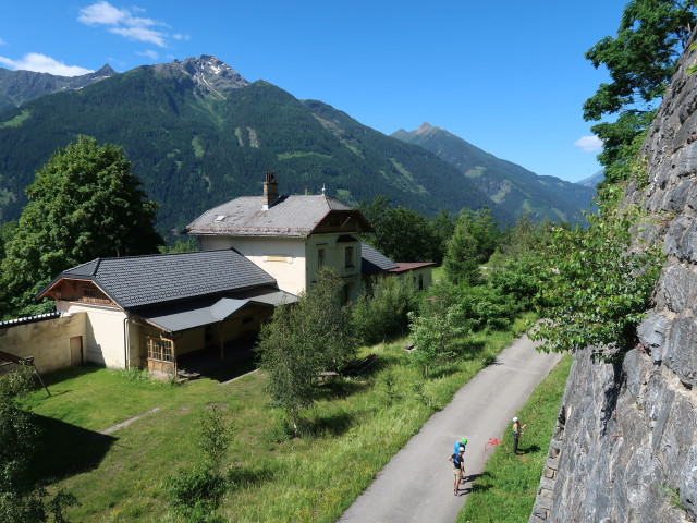 Rashid, Frank und Ursa im Klettergarten Kaponig, 1.050 m