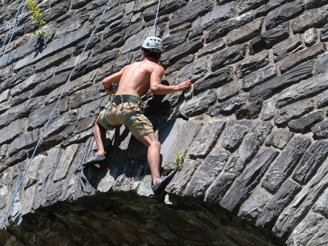 Rashid im Klettergarten Kaponig, 1.050 m