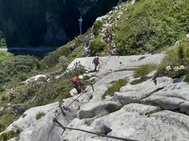 Oberst-Gressel-Klettersteig: Anna, Ursa, Josef und Andreas