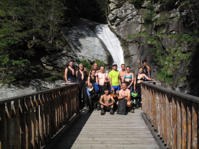 Roland, Josef, Anna, Frank, Werner, Rashid, Herbert, ich, Andreas, Ursa, Kimberly und Zakaria