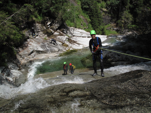 Kimberly, Werner und Zakaria
