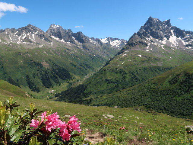 zwischen Gstansjöchl und Pfluntal