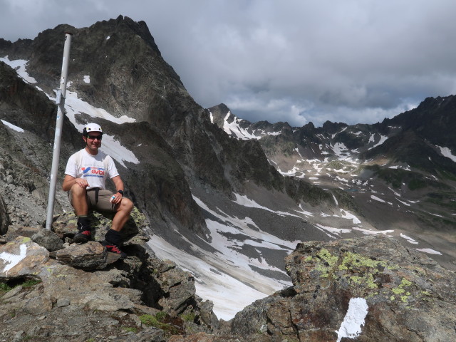 Ich im Rautejöchli, 2.752 m (19. Juli)