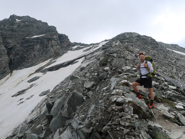 Christoph zwischen Lassacher Kees und Kleinem Ankogel (31. Juli)