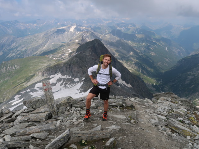 Christoph zwischen Lassacher Kees und Kleinem Ankogel (31. Juli)