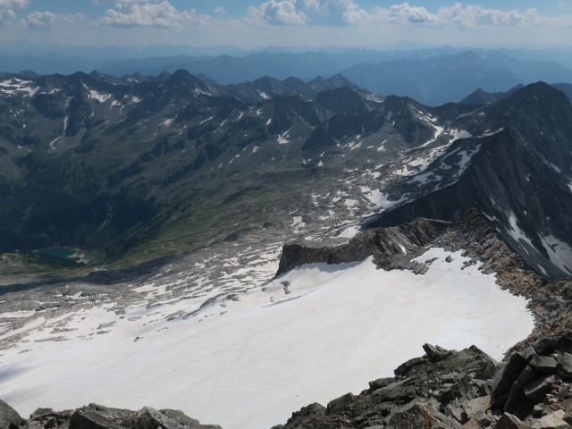 Trippkees von der Hochalmspitze aus (1. Aug.)