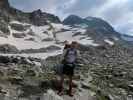 Christoph zwischen Bergstation Hannoverhaus der Ankogelbahn und Lassacher Kees (31. Juli)