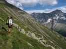 Christoph am Celler Weg zwischen Törlkopf und Celler Hütte (31. Juli)