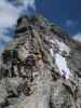 Klettersteig 'Detmolder Grat': Aaron, Christian und Armin (1. Aug.)