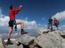 Armin, Ronald und Christian auf der Hochalmspitze, 3.360 m (1. Aug.)