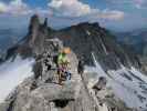 Aaron, Christian und Ronald zwischen Hochalmspitze und Steinerne Mandln (1. Aug.)