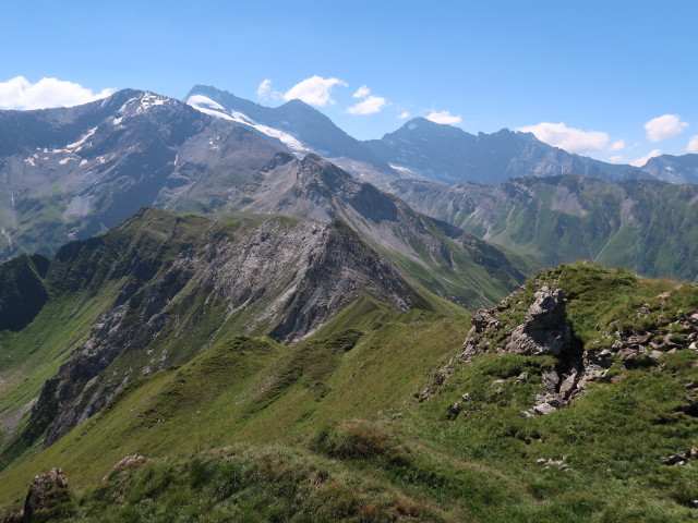 vom Jochgrubenkopf Richtung Süden (8. Aug.)