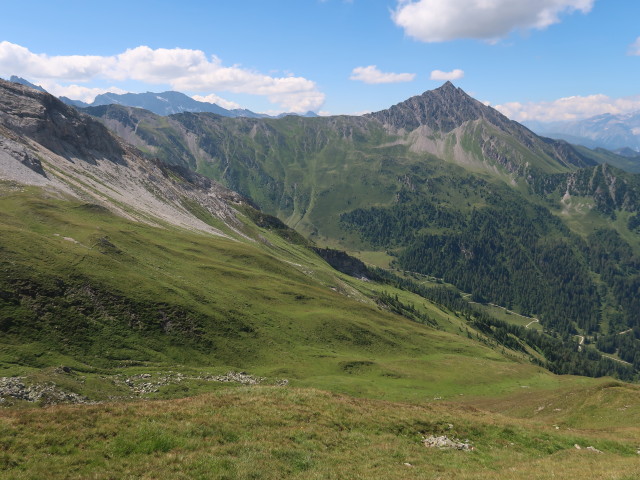 von der Schönlahnerspitze Richtung Südwesten (8. Aug.)