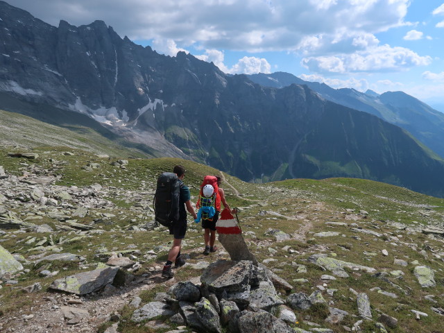 Ronald und Werner zwischen Steinerem Lamm und Innerbach (8. Aug.)