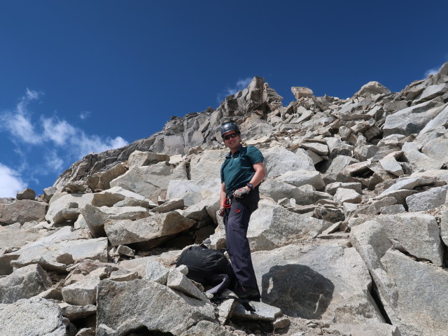 Ronald am Olperer-Südostgrat (9. Aug.)