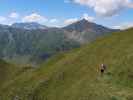 Werner zwischen Jochgrubenkopf und Schönlahnerspitze (8. Aug.)