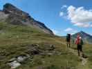 Ronald und Werner zwischen Schönlahnerspitze und Ramsgrubner See (8. Aug.)