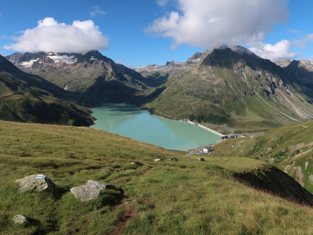 Silvretta-Stausee vom Maißboden aus (15. Aug.)