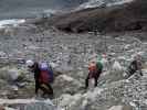 Bernadette, Evelyn und Erich zwischen Ill und Ochsentaler Gletscher (16. Aug.)