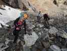 Evelyn, Erich und Bernadette zwischen Ill und Ochsentaler Gletscher (16. Aug.)