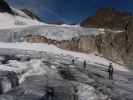 Bernadette, Evelyn und Erich am Ochsentaler Gletscher (16. Aug.)