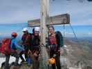 Bernadette und Evelyn am Großen Piz Buin, 3.312 m (16. Aug.)