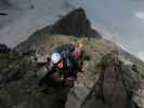 Bernadette und Evelyn zwischen Großem Piz Buin und Ochsentaler Gletscher (16. Aug.)