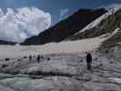 Erich, Evelyn und Bernadette am Ochsentaler Gletscher (16. Aug.)