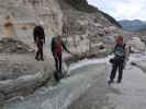 Bernadette, Evelyn und Erich bei der Ill (16. Aug.)