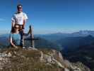 Sabine und ich auf der Hinteren Großwandspitze, 2.437 m (22. Aug.)