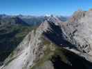 von der Hinteren Großwandspitze Richtung Südwesten (22. Aug.)