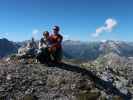 Sabine und ich am Großen Pleißlingkeil, 2.501 m (22. Aug.)